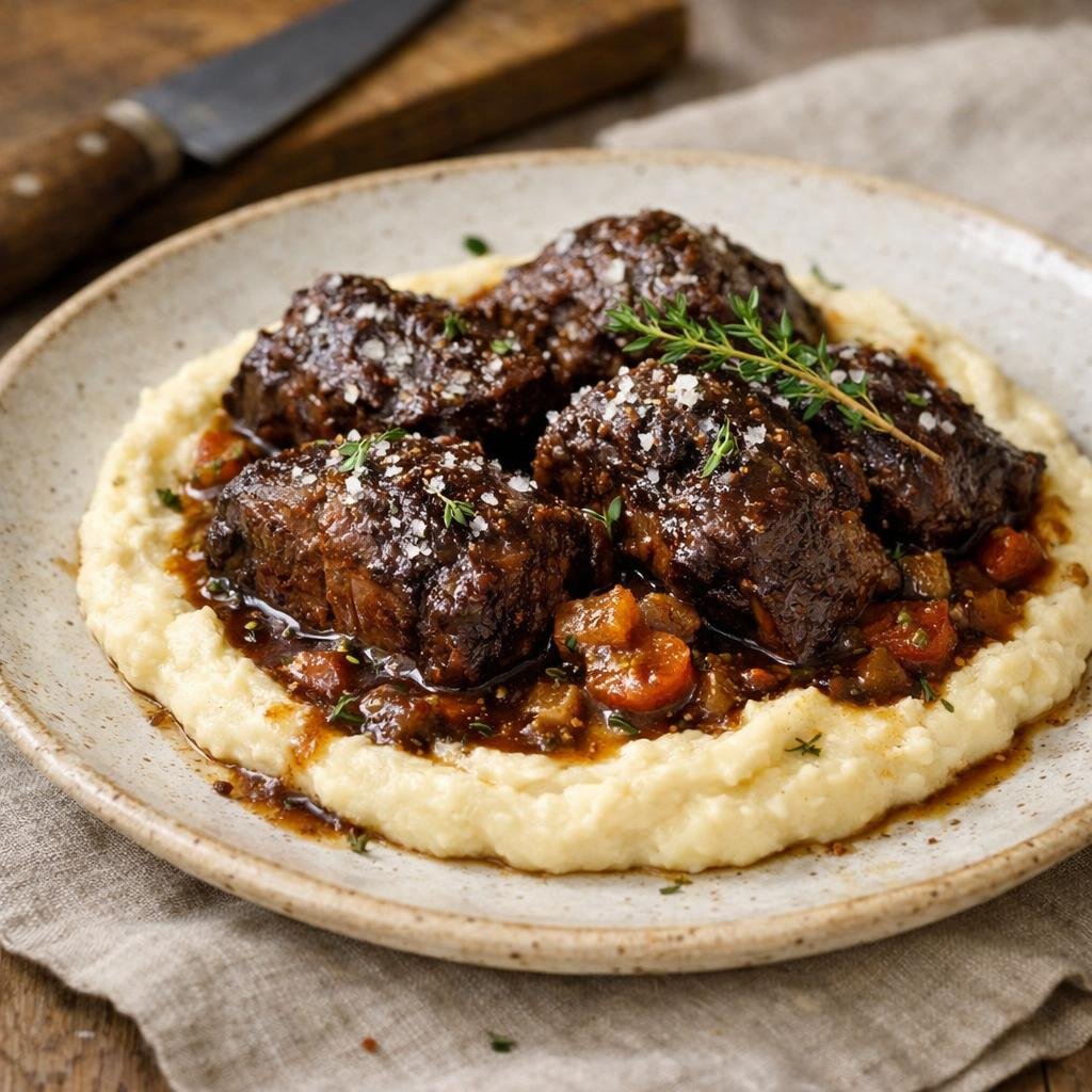 Joue de bœuf braisée