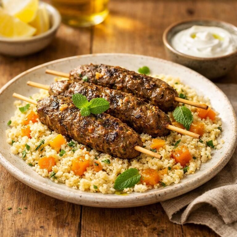 Kebabs d'agneau zaatar
