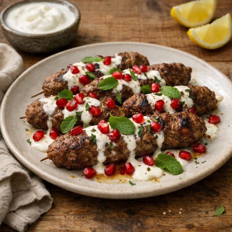 Koftas d'agneau au four