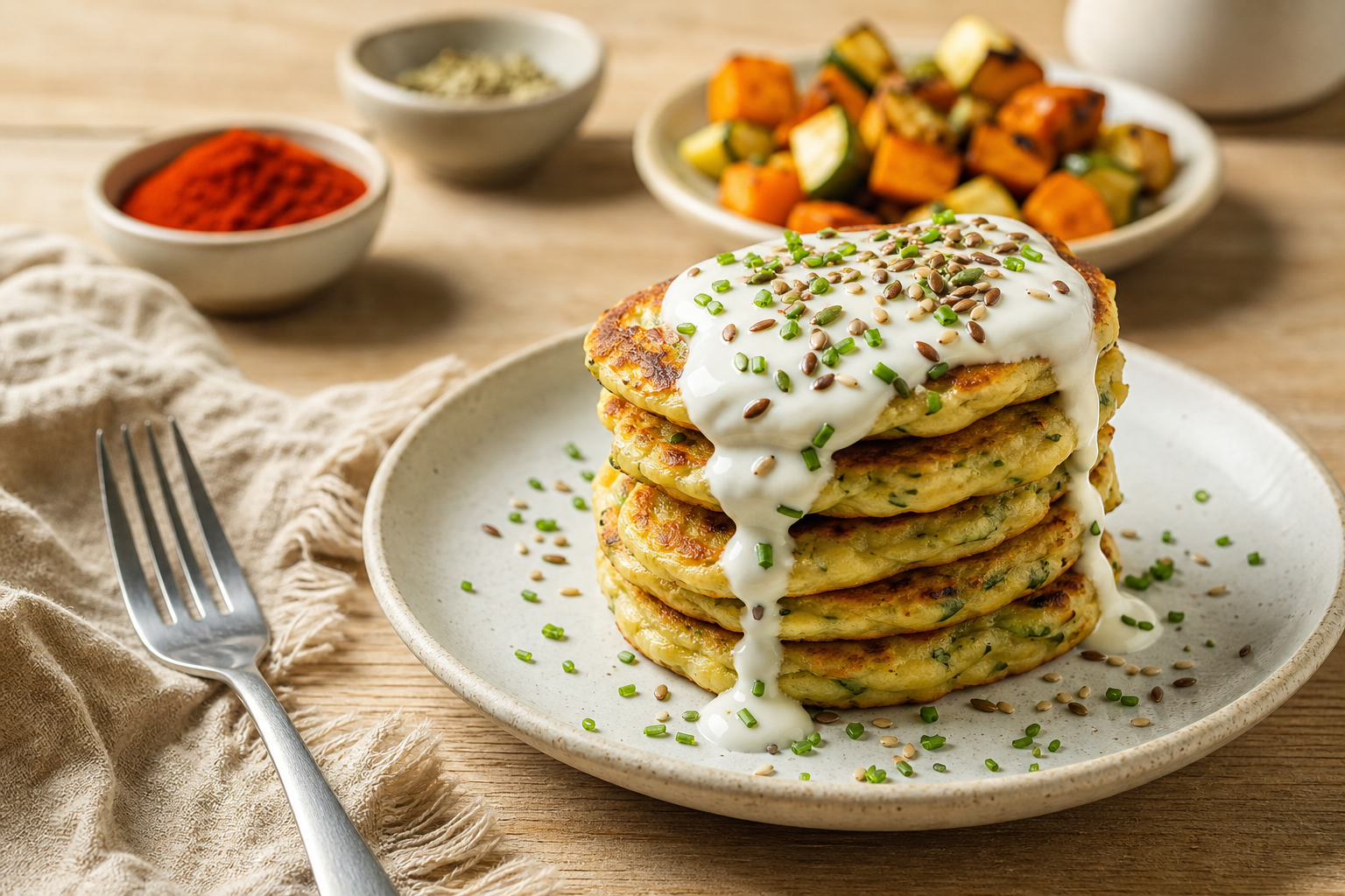 Pancakes salés — épices, textures et astuces pratiques