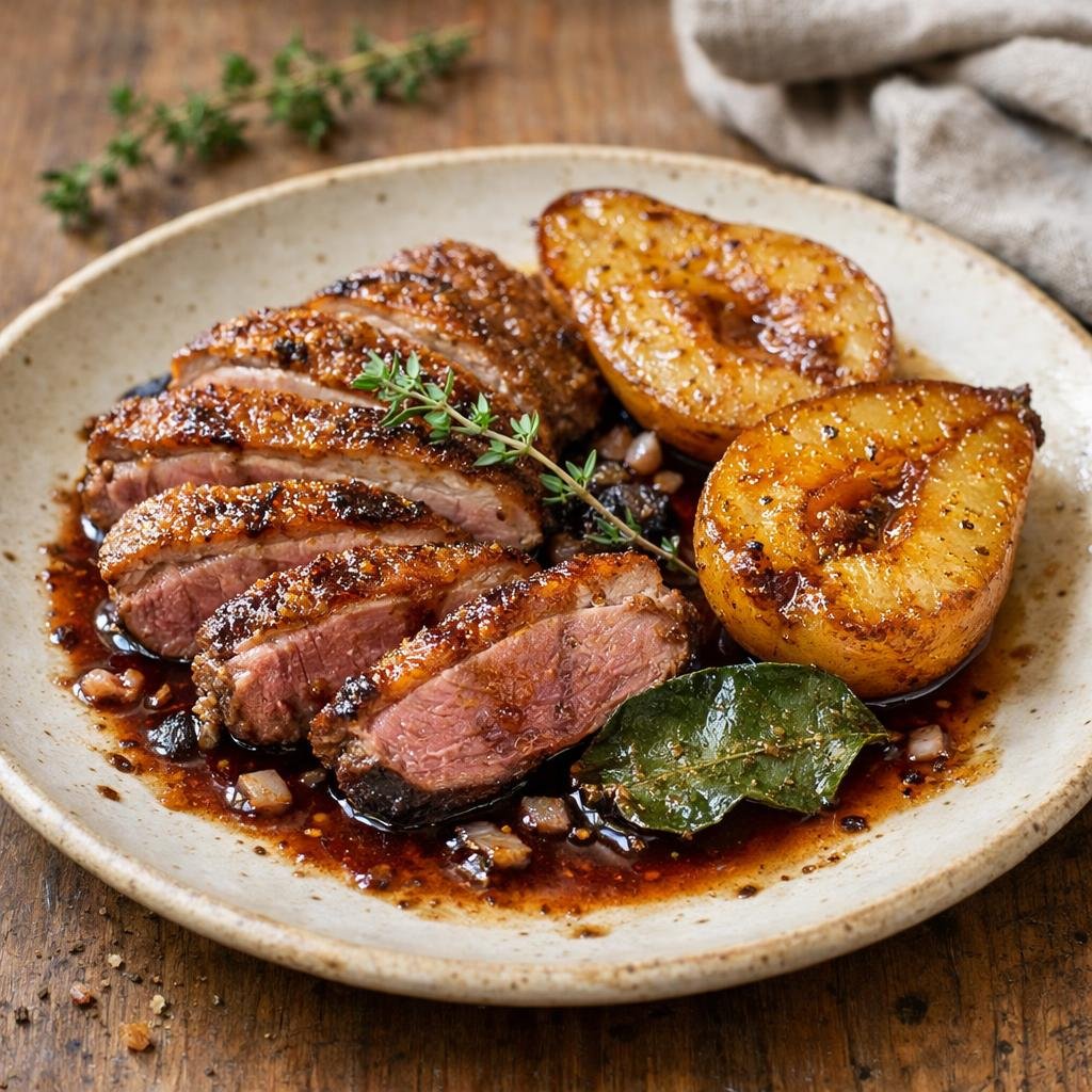 Magret de canard au combava