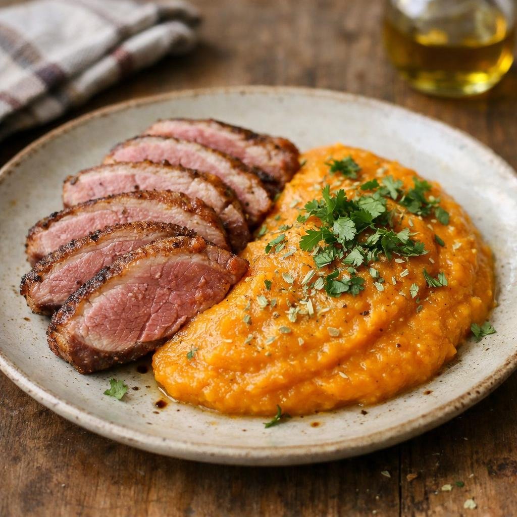 Magret de canard citronnelle