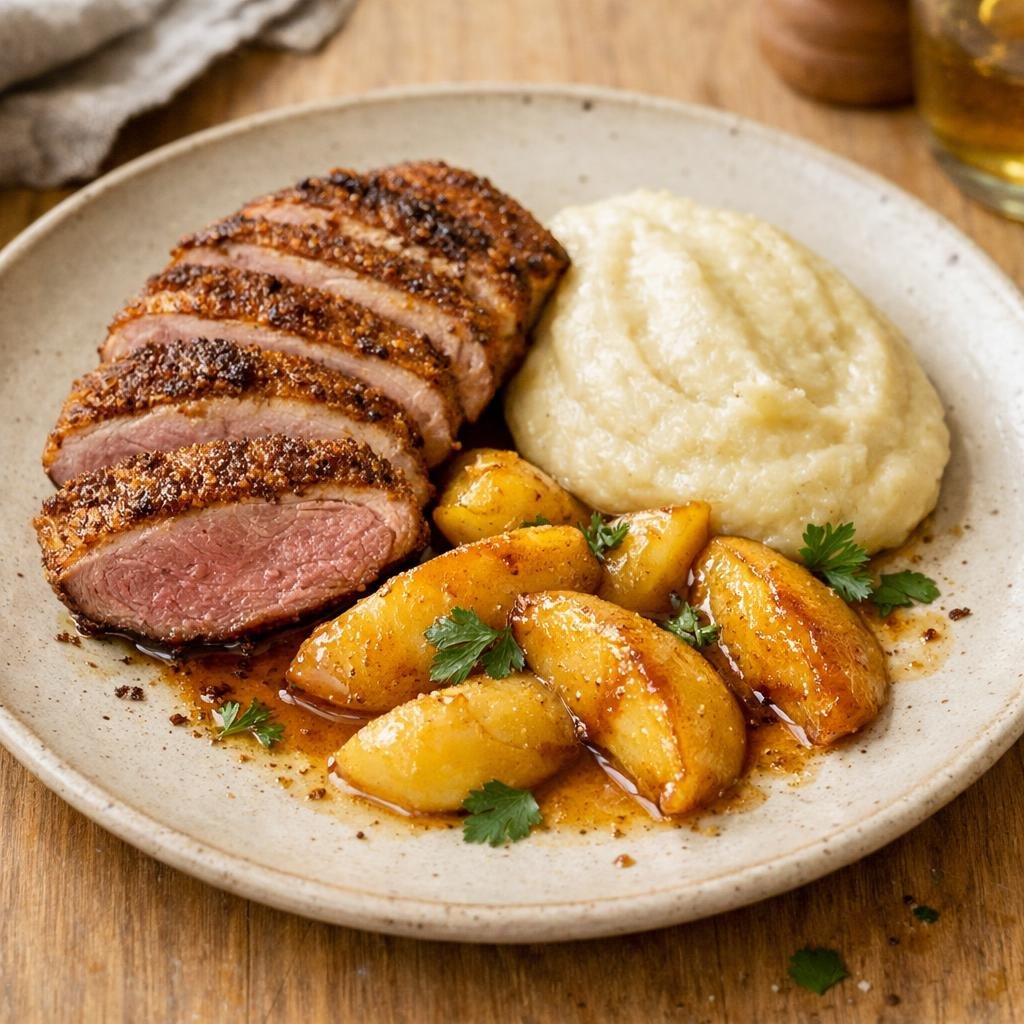 Magret de canard au Baharat