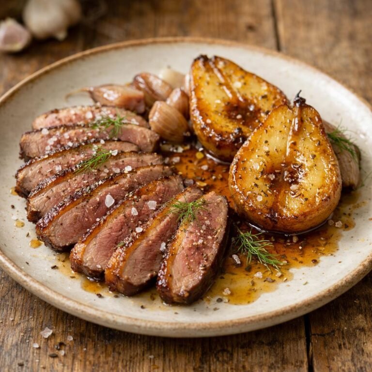 Magret de canard fenouil