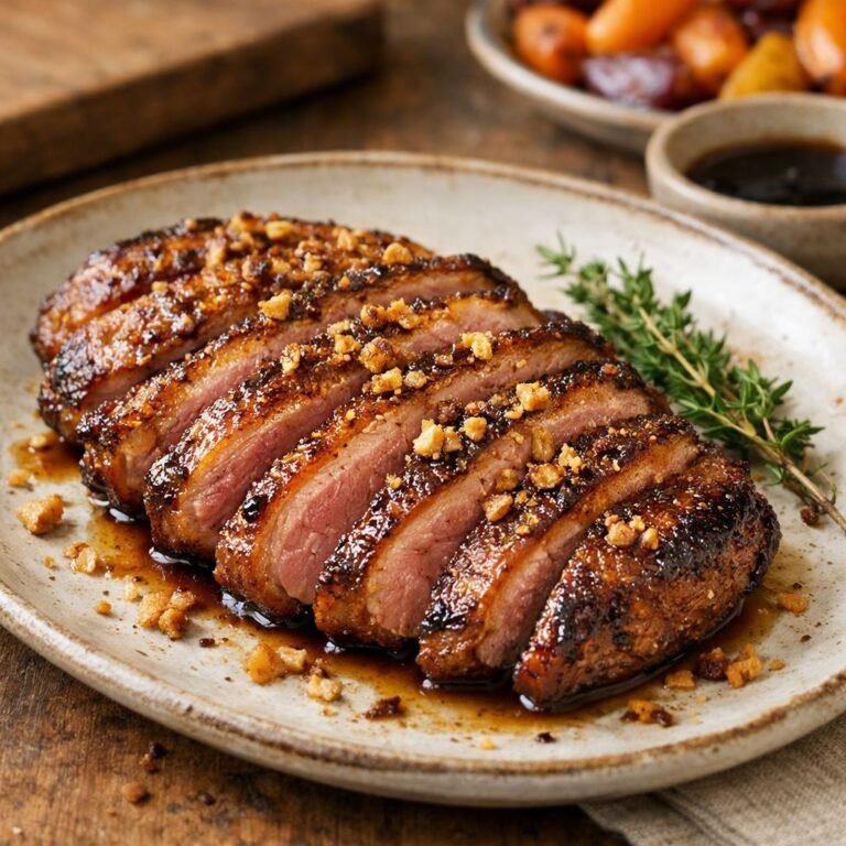 magret de canard laqué