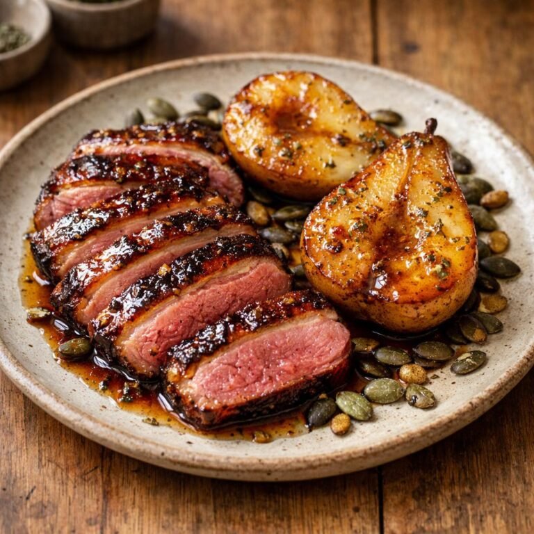 Magret de canard laqué