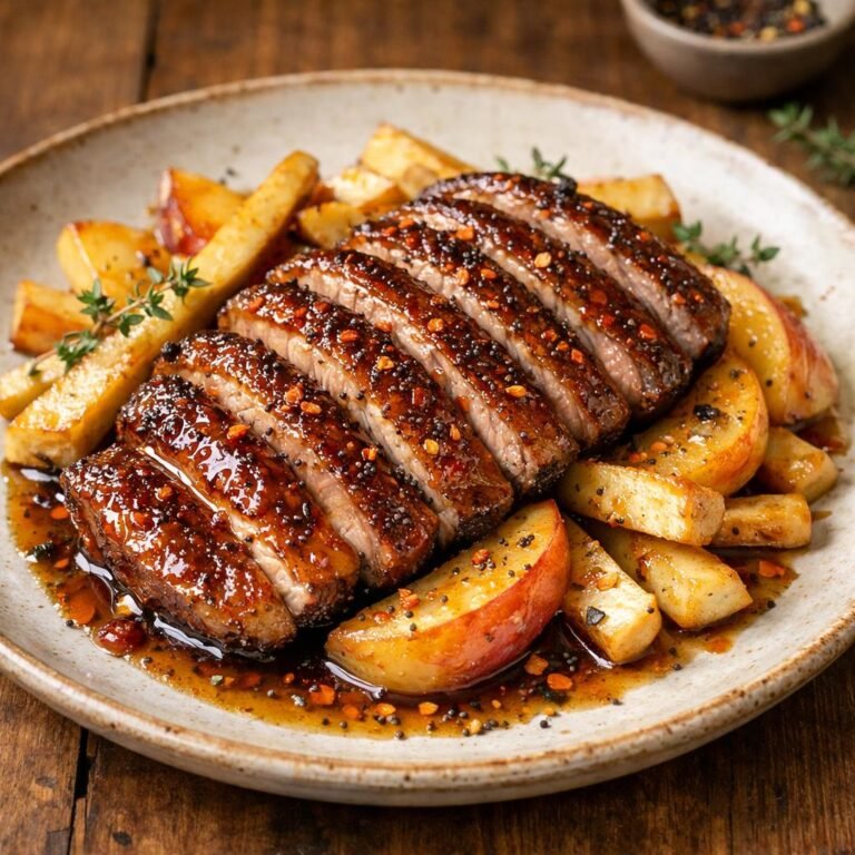 magret de canard laqué