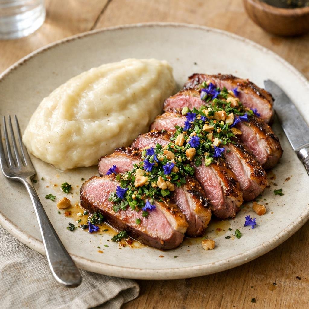 Magret de canard poêlé