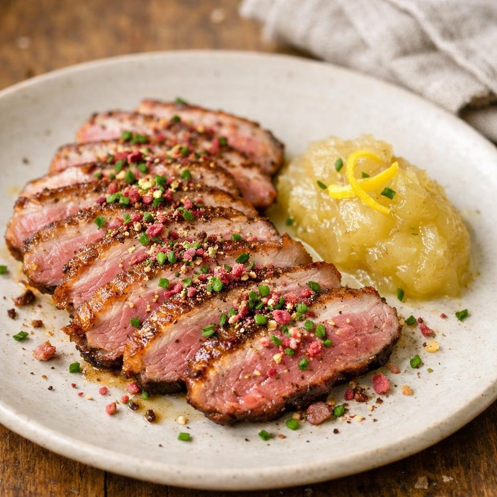 Magret de canard rôti