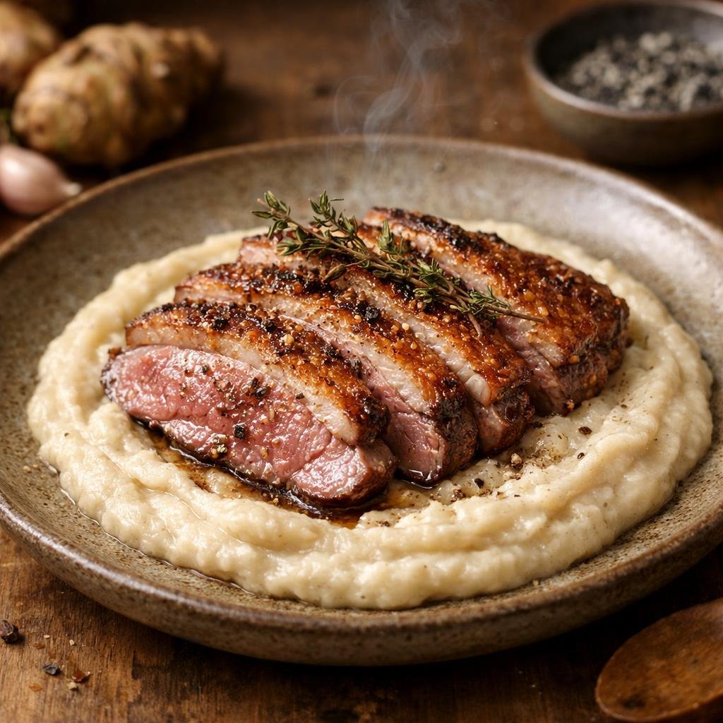 Magret de canard rôti
