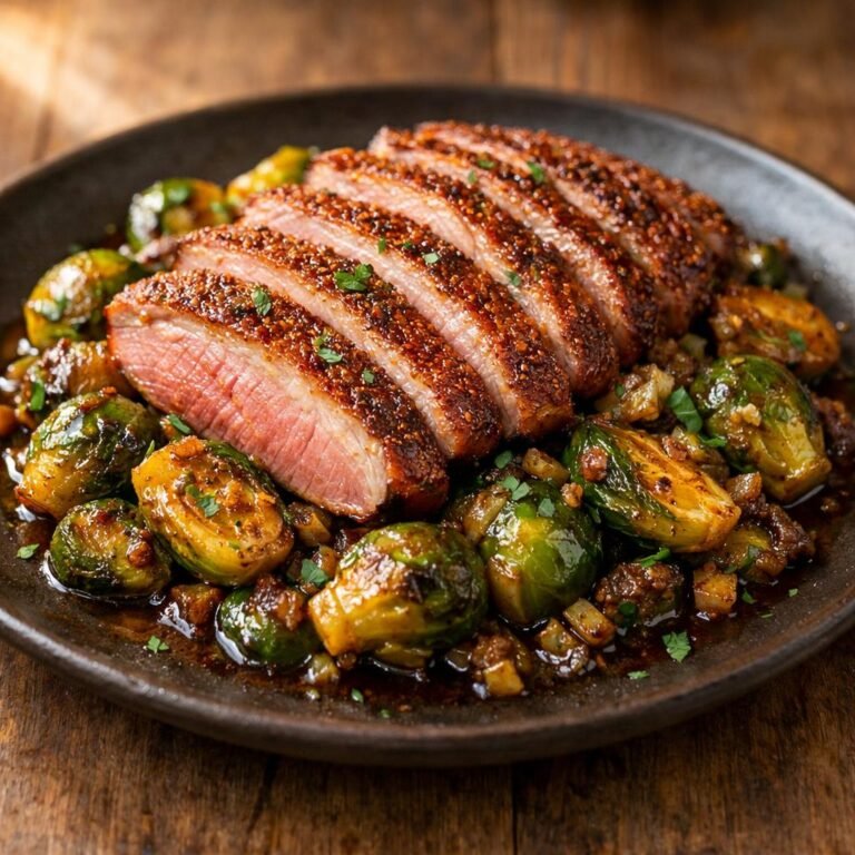 Magret de canard snacké
