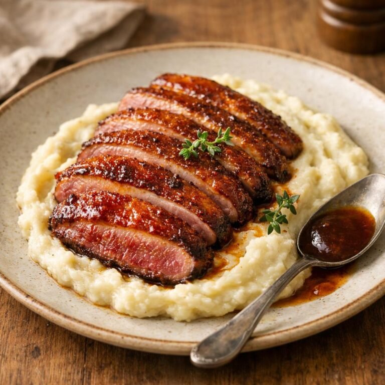 Magret laqué miel paprika