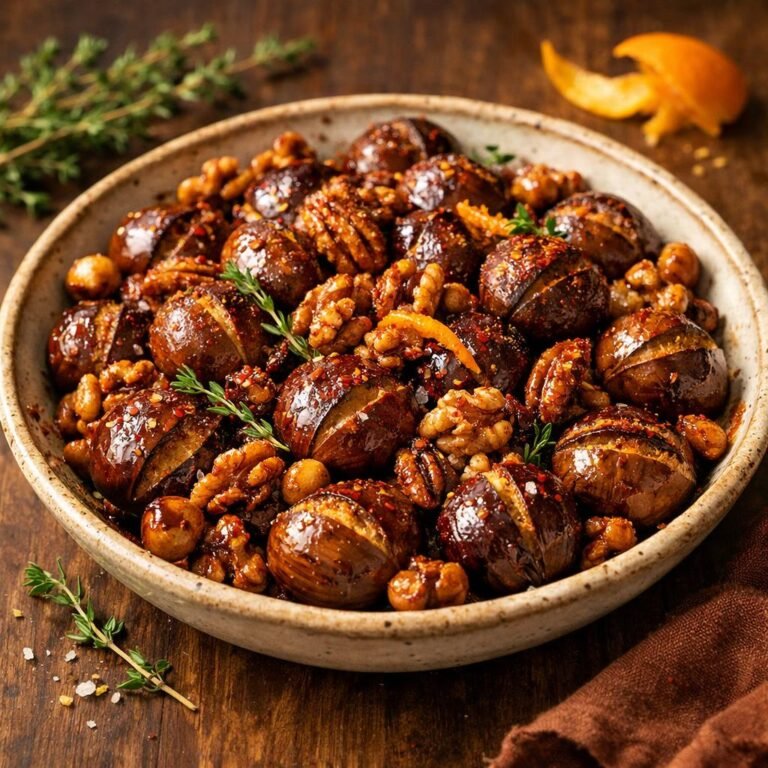 Marrons rôtis gochugaru