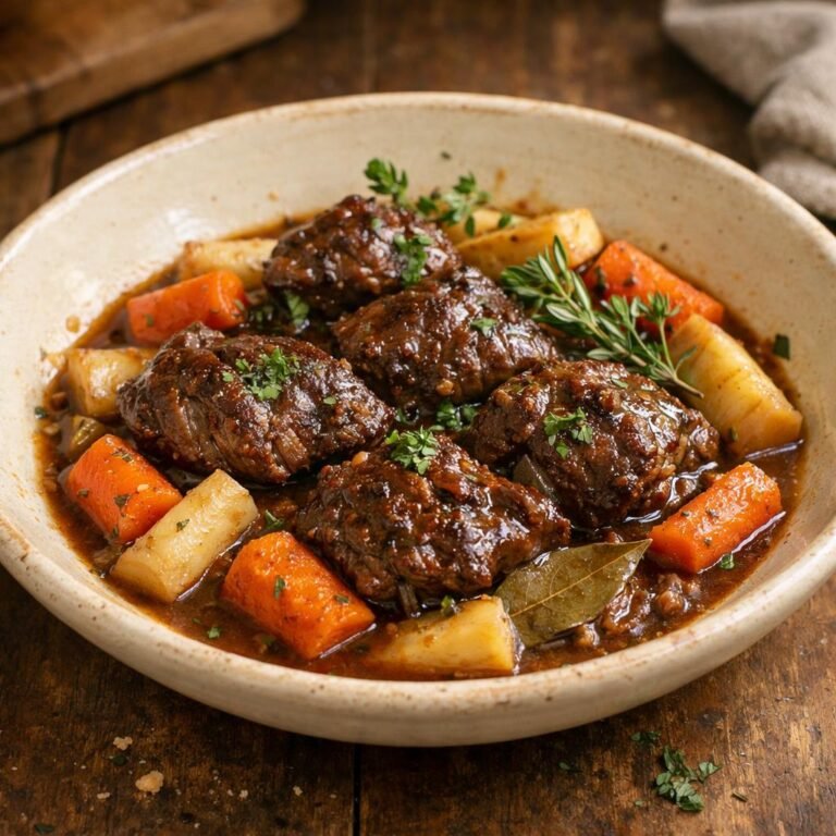 mijoté joue de bœuf