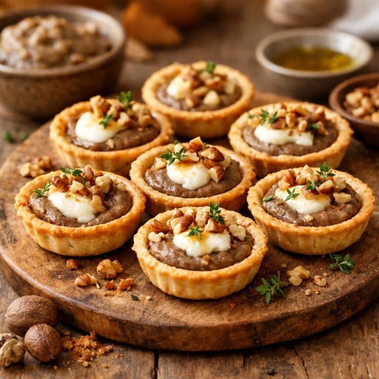 Mini-tartelettes châtaigne macis