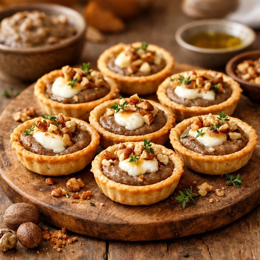 Mini-tartelettes châtaigne macis