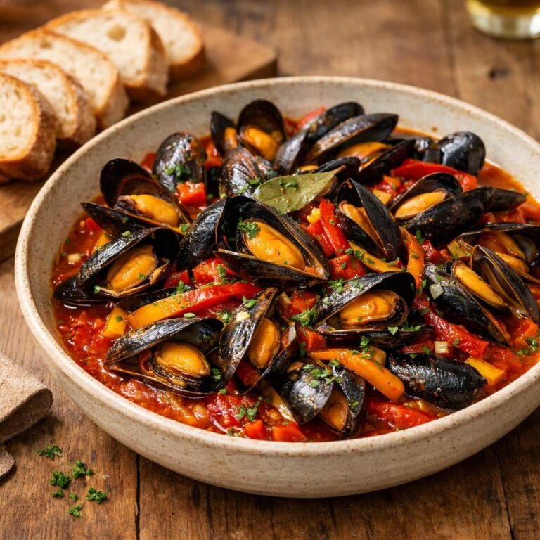 Moules à la basquaise