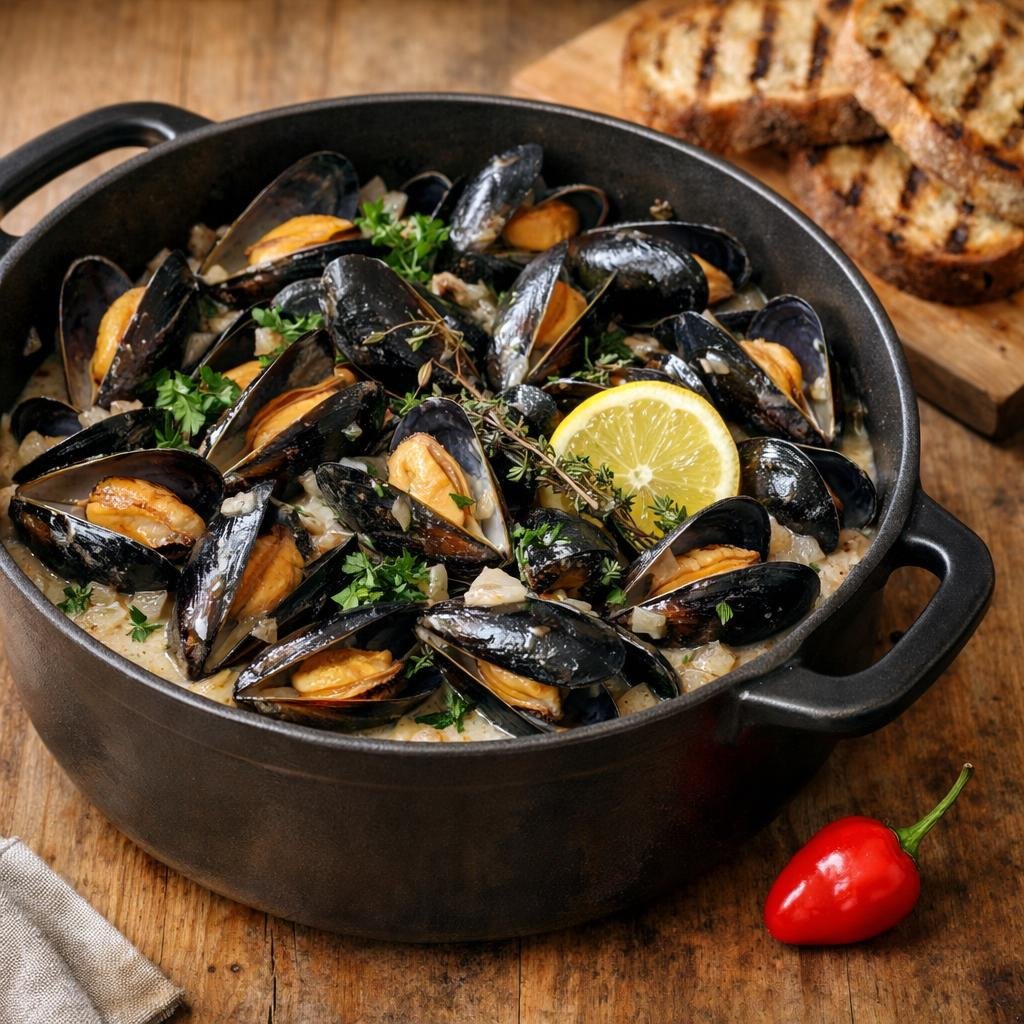 Moules à la bière