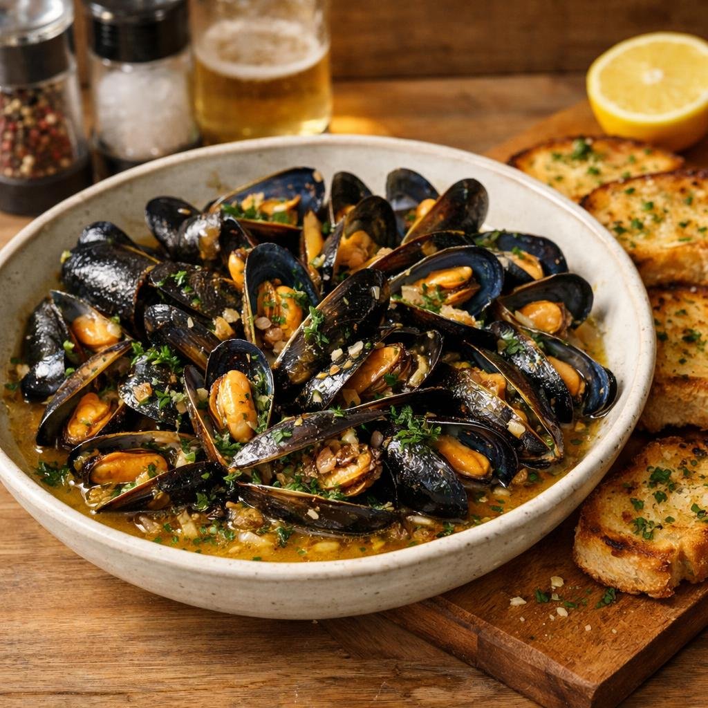 moules à la bière
