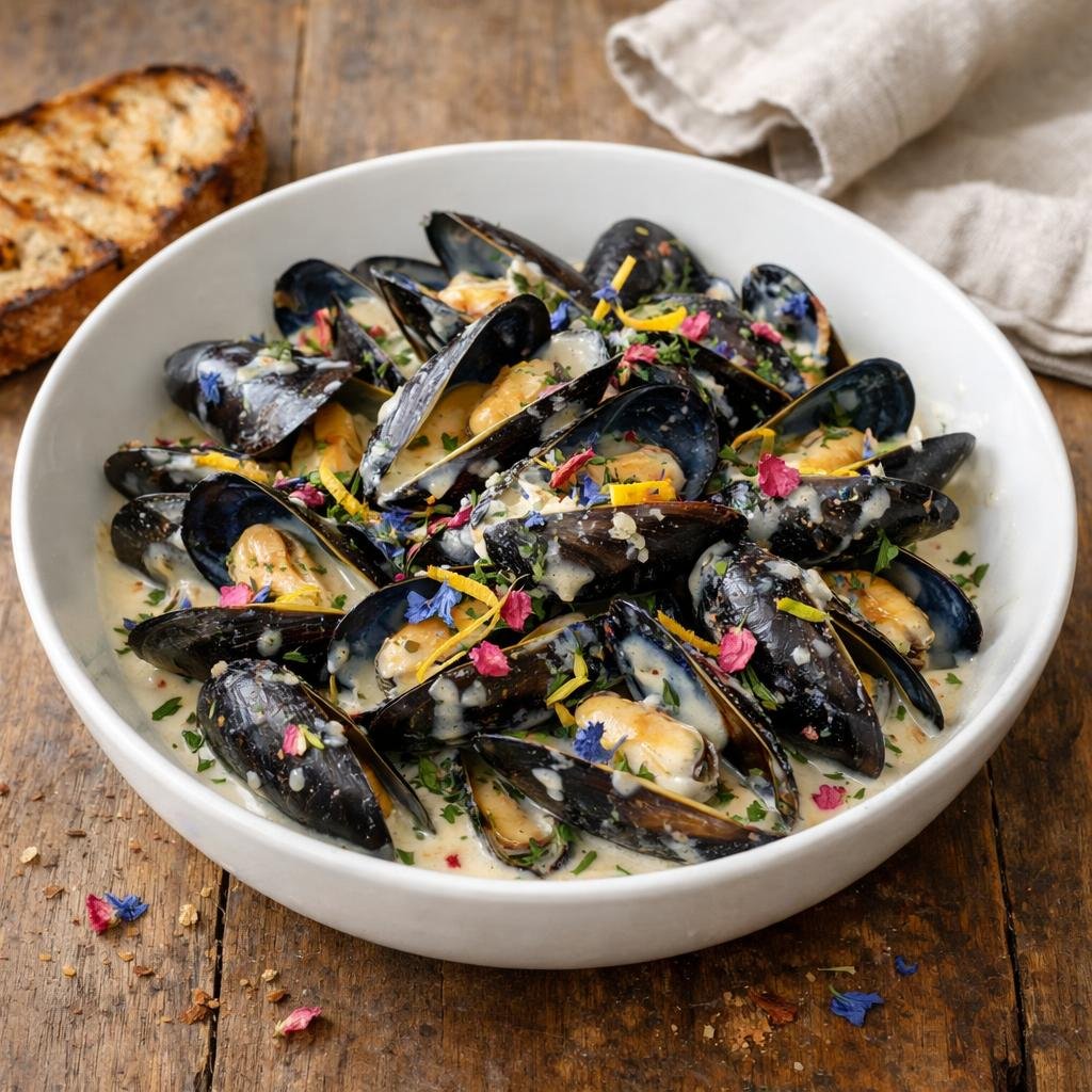 Moules à la crème