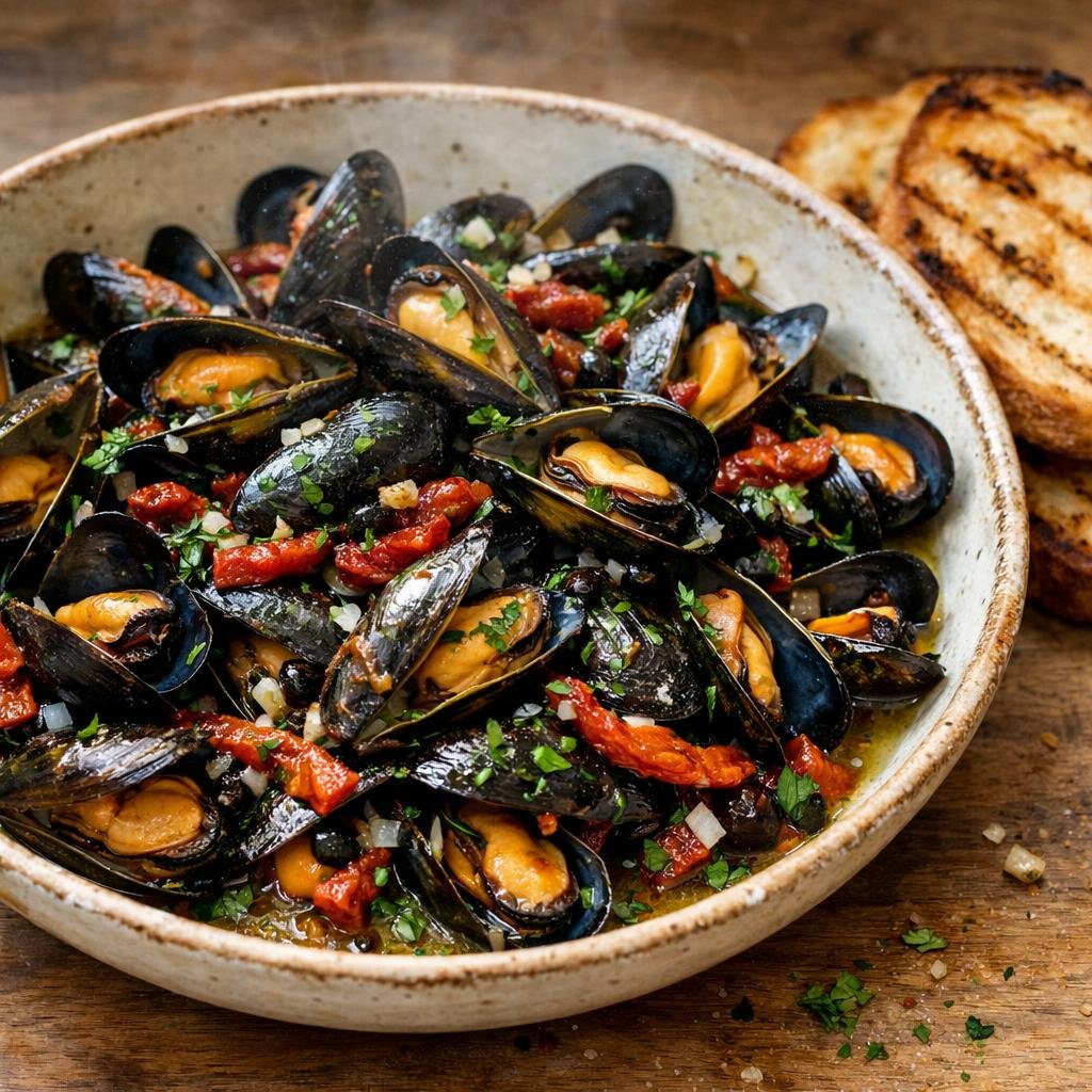 Moules à la méditerranéenne