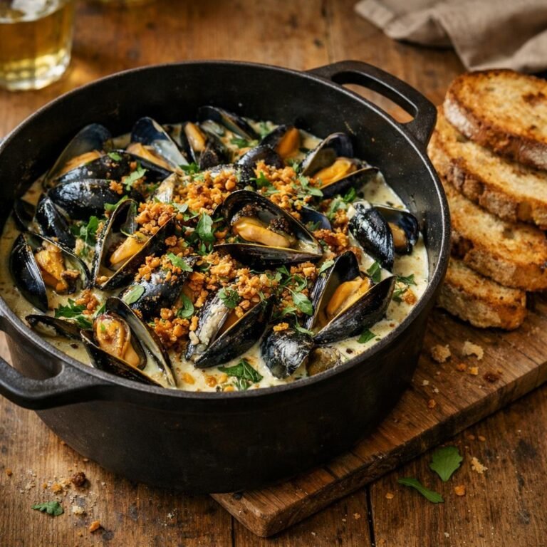 Moules au cidre