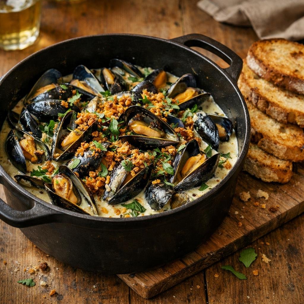 Moules au cidre