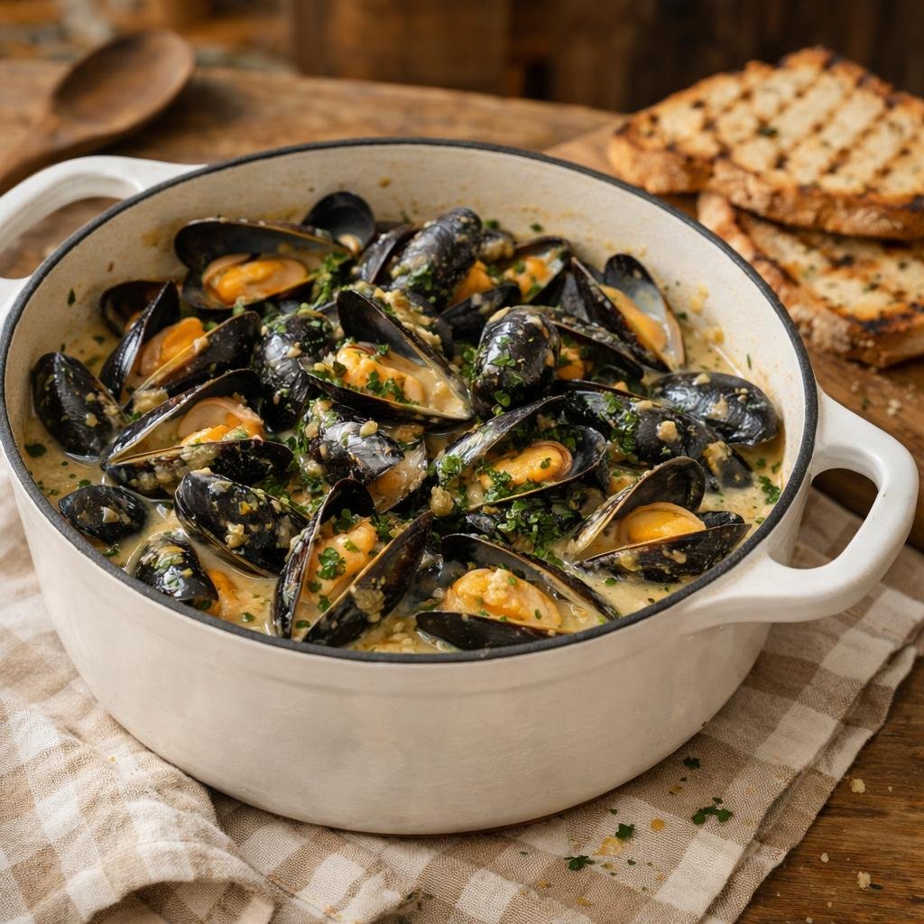 moules au cidre