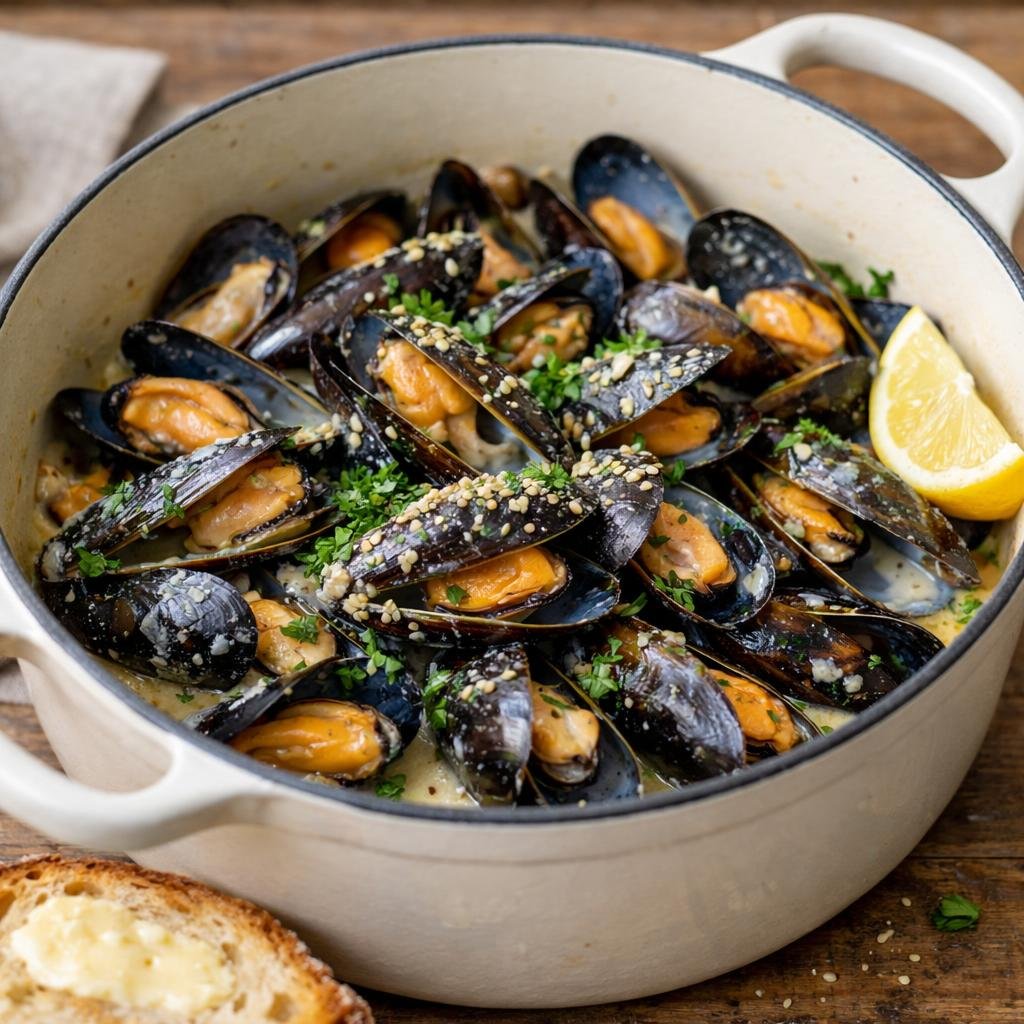 Moules au cidre