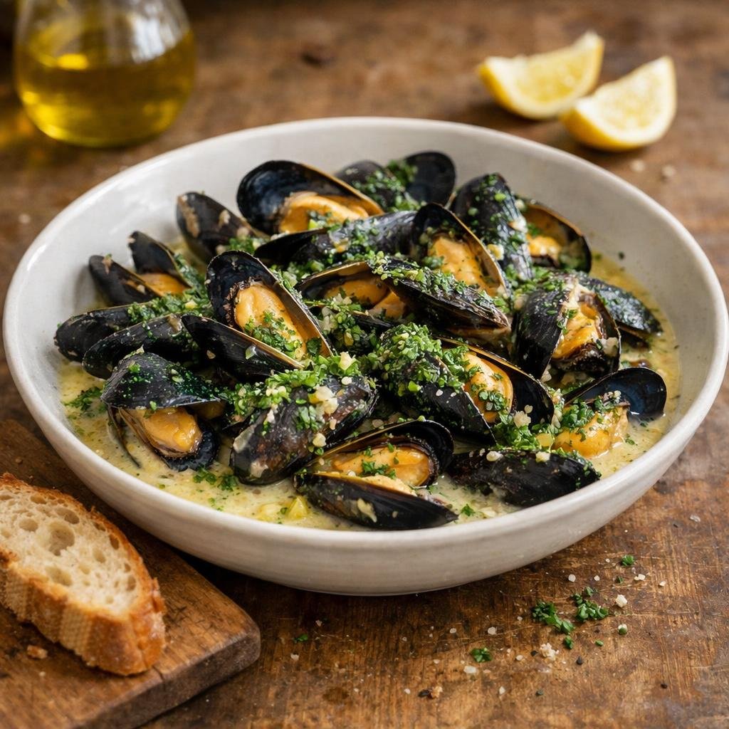 Moules au cidre