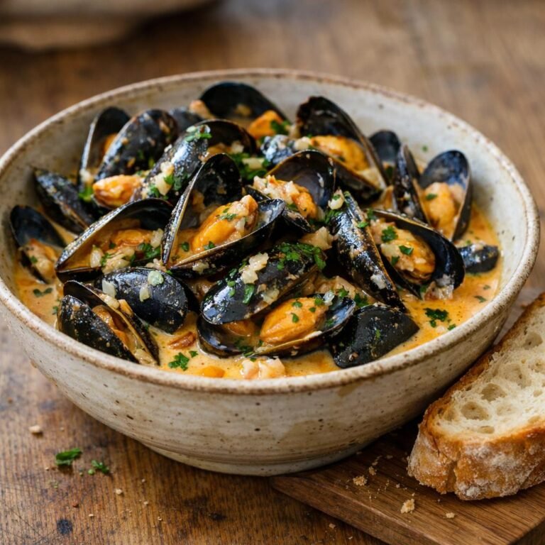 Moules au cidre