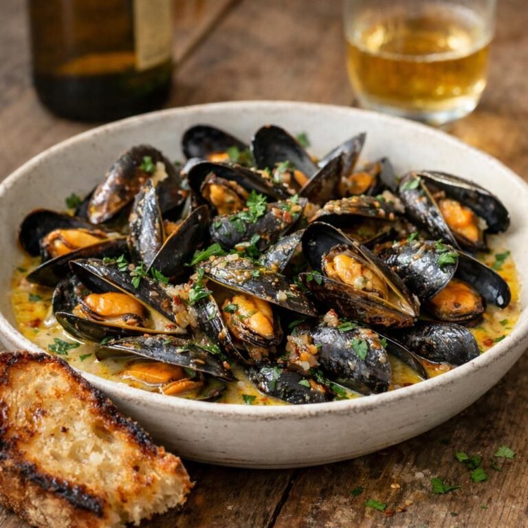Moules au cidre