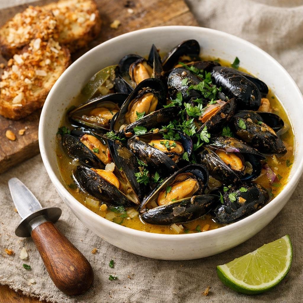 Moules au cidre