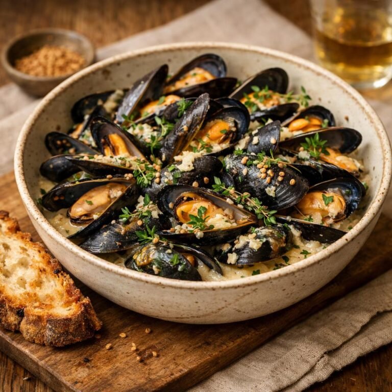 moules au cidre fenugrec