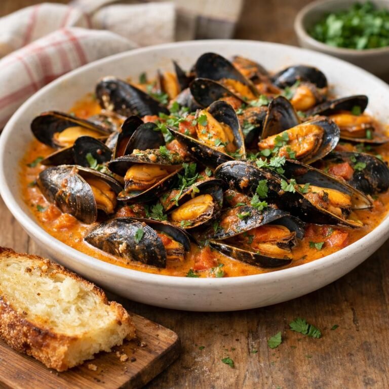 moules au lait de coco