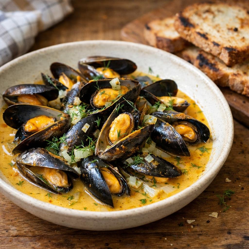 Moules au Massala