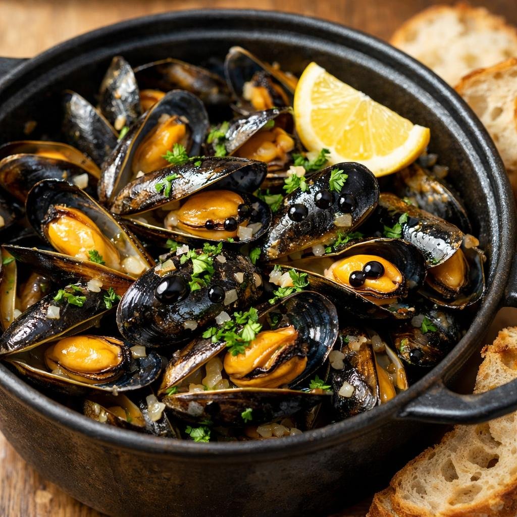 Moules au Nectar Noir