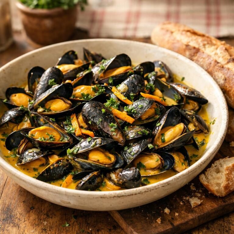 Moules safran orange