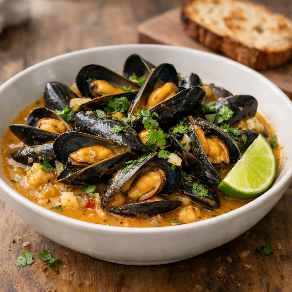Moules coco-habanero