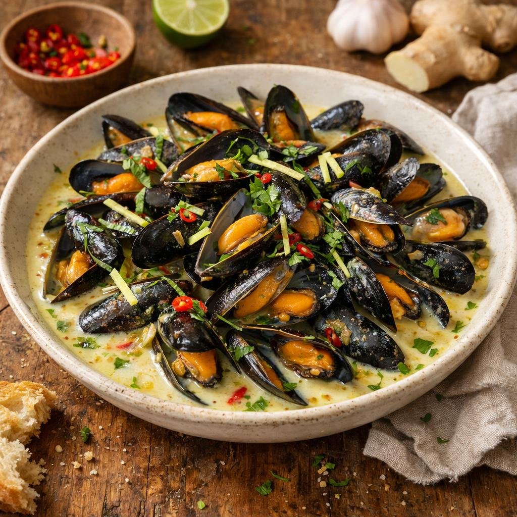 Moules créoles coco