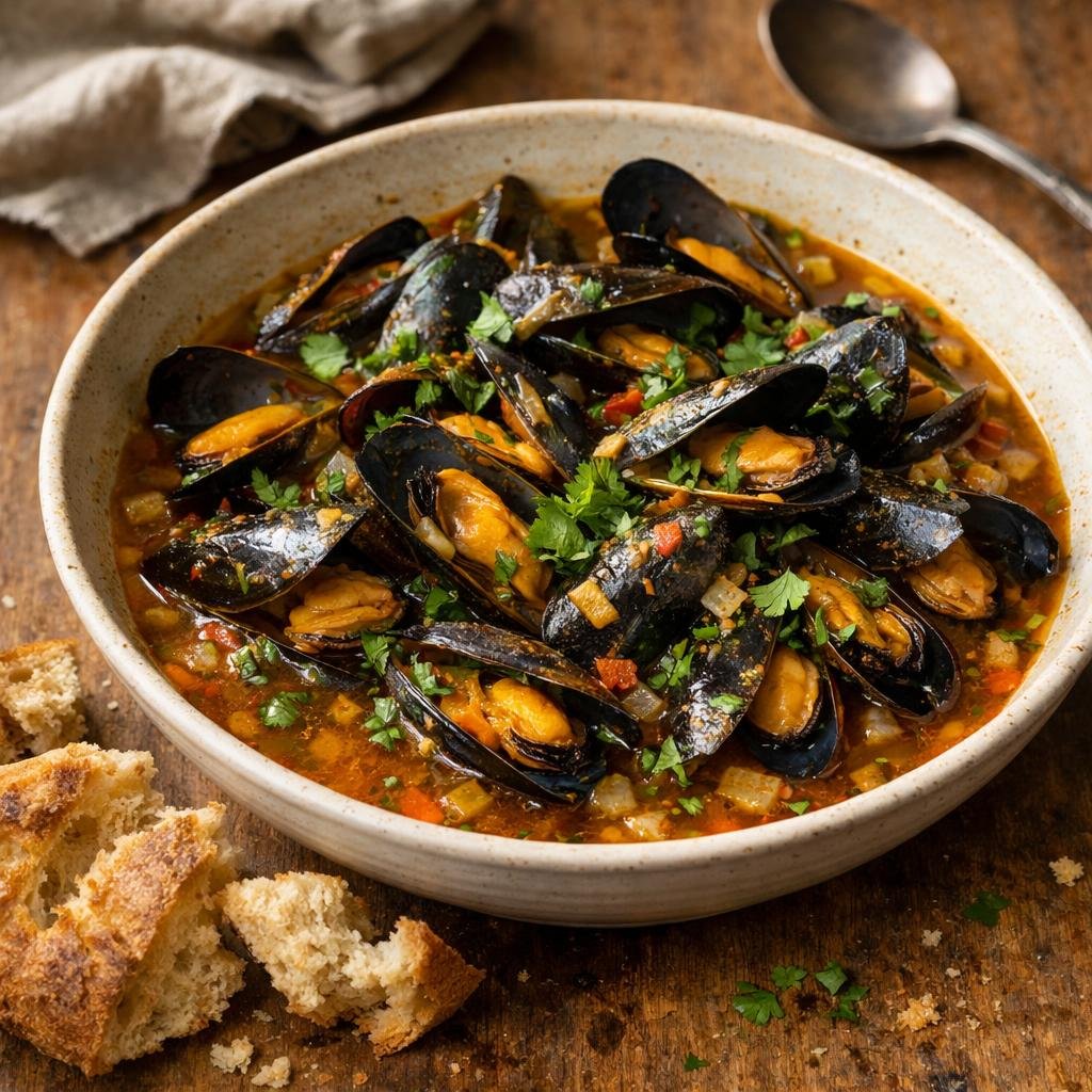 moules façon souk