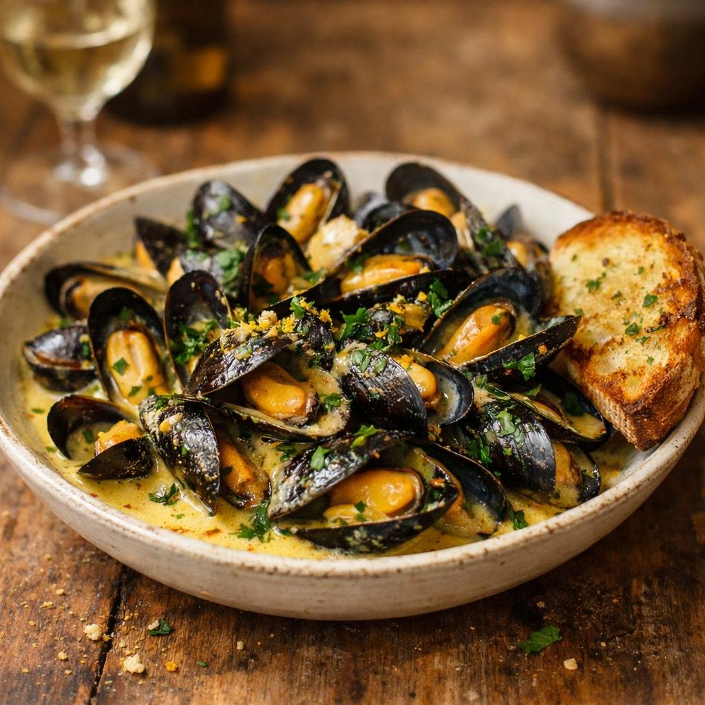 Moules Feu de Bois