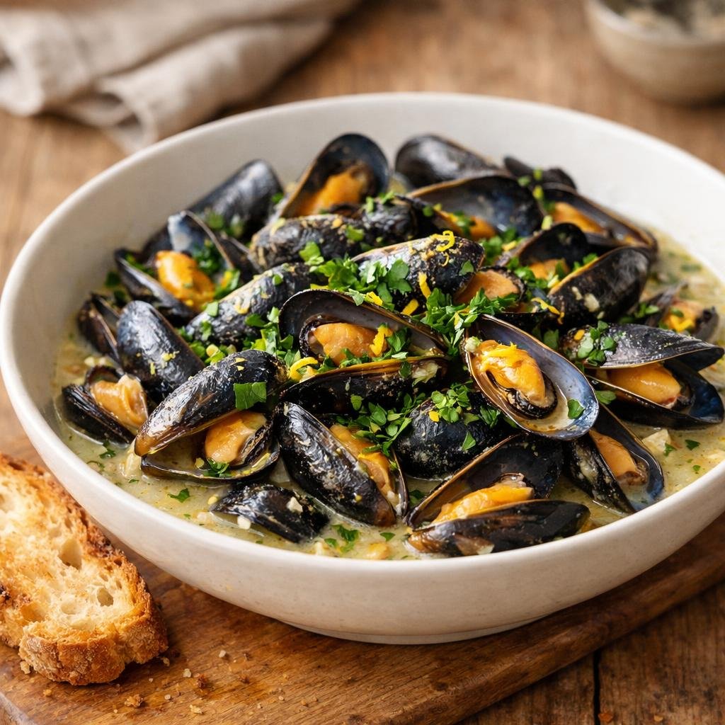 Moules à la Tisane
