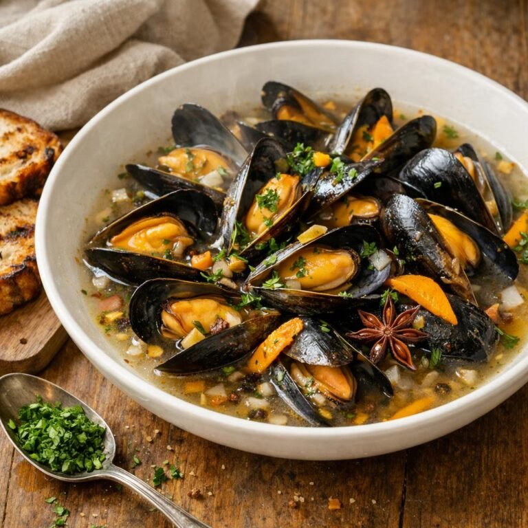 moules marinières Noël