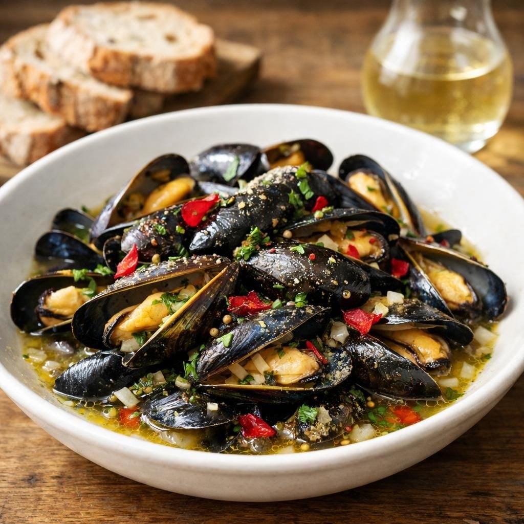 Moules marinières au Peps'Sel