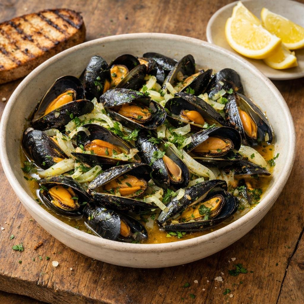 Moules marinières au Rub