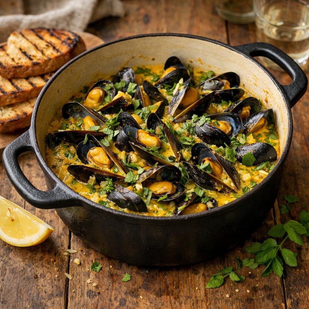Moules mijotées au Nokoss