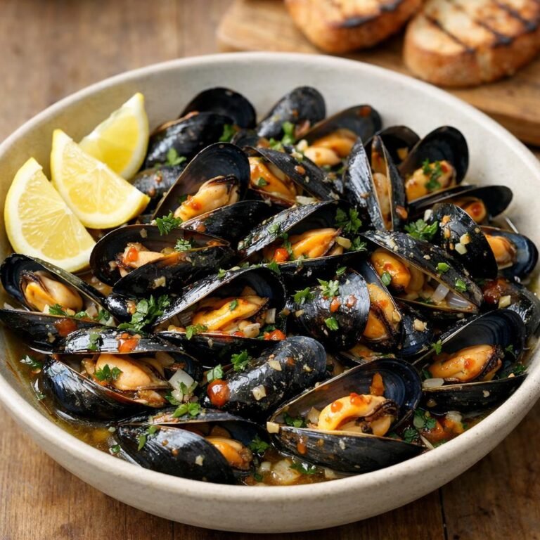 Moules pomme piment