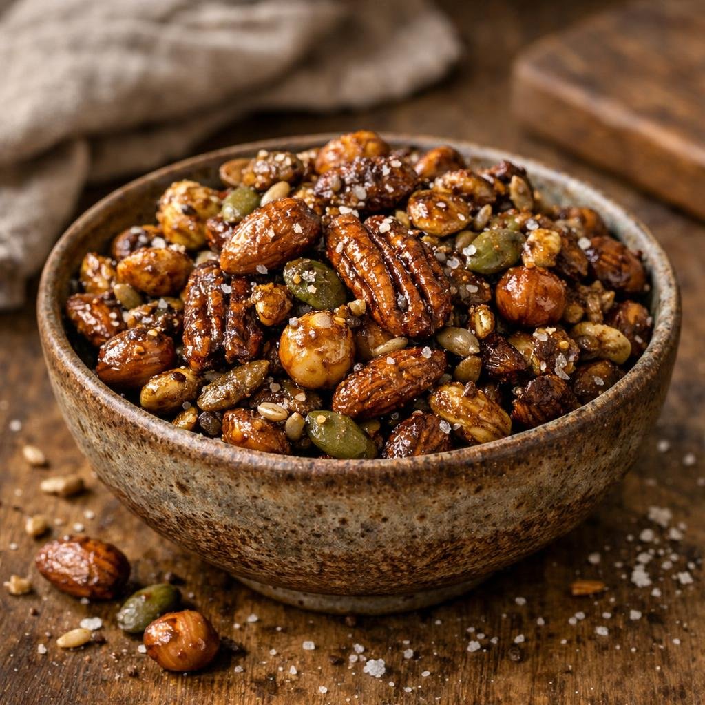 Noix chaï caramélisées