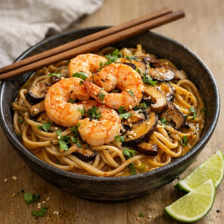 nouilles soba aux gambas